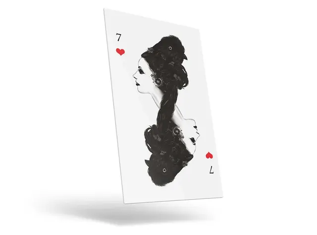 Abstract Portrait Poster, minimal, brutalist, high-contrast