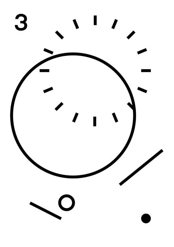 Abstract Geometric Clock Graphic, minimal, geometric, monochrome