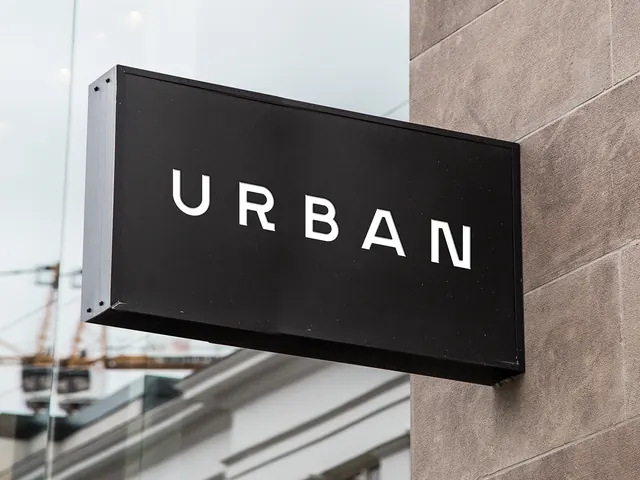 Urban Wordmark Signage, minimal, corporate-clean, dark
