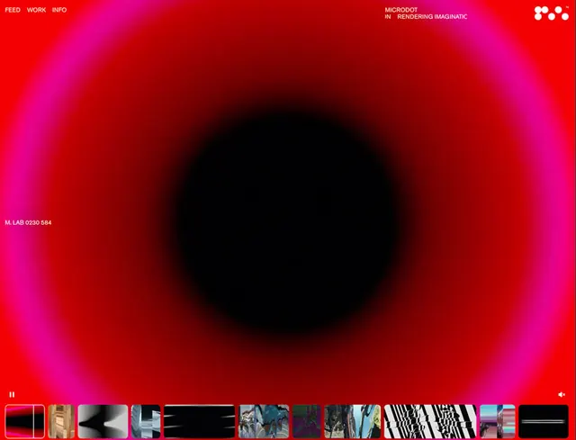 Abstract Red Concentric Circle Graphic, gradient-heavy, geometric, vibrant