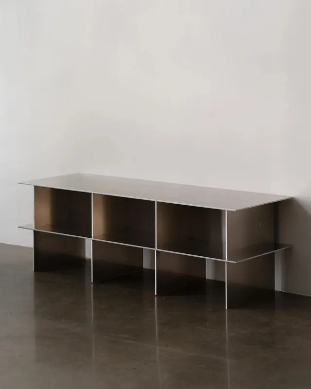 Minimalist Modular Shelving Unit, minimal, geometric, monochrome