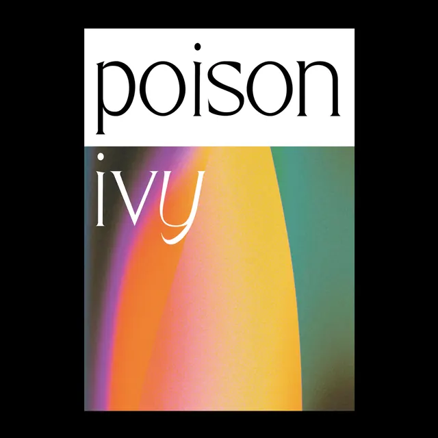 Poison Ivy Album Cover Design, minimal, gradient-heavy, vibrant