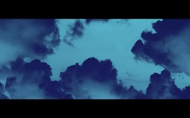 Abstract Blue Cloud Pattern, abstract, organic, cool