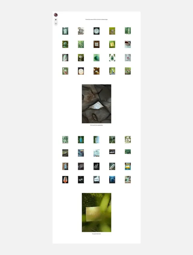 Grid-based Portfolio Layout, minimal, corporate-clean, light