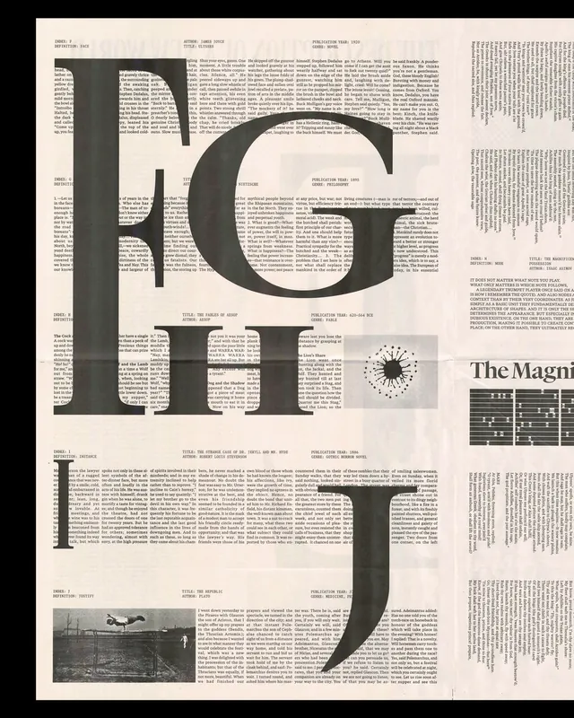 Typography and Layout Design Reference, swiss, brutalist, monochrome
