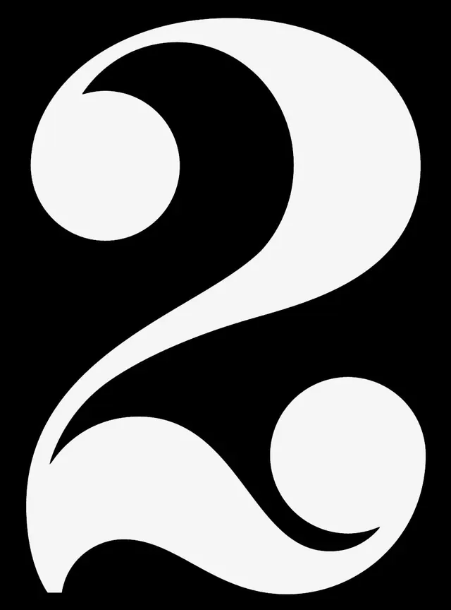 Abstract Swirl Logo, minimal, monochrome, monochrome