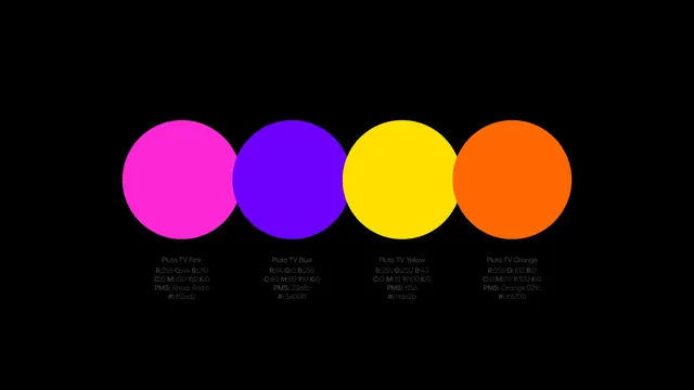Four Vibrant Circles Identity System, minimal, geometric, vibrant