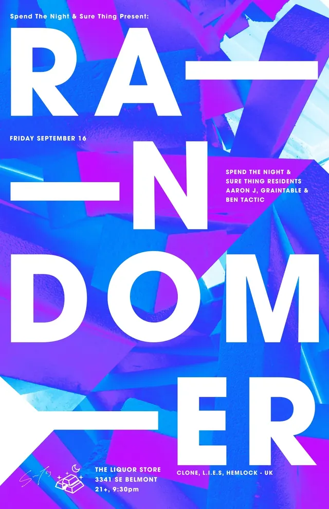 RAT IN DOMER Wordmark Design, brutalist, neo-brutalist, vibrant