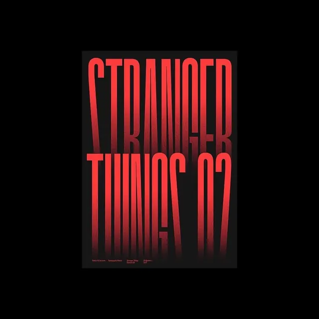 Strangled Things 02 Poster, brutalist, dark-mode, dark
