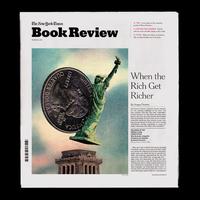 The New York Times Book Review - When the Rich Get Richer, editorial, minimal, light