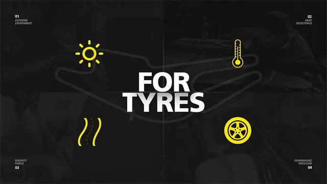 FOR TYRES Branding Concept, minimal, dark-mode, dark