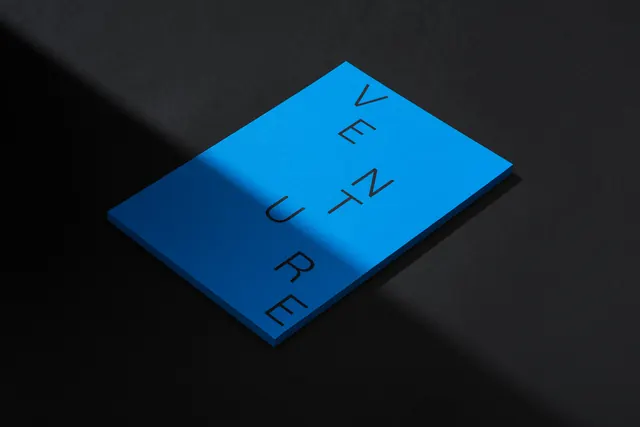 Blue Geometric Type Specimen, minimal, geometric, dark