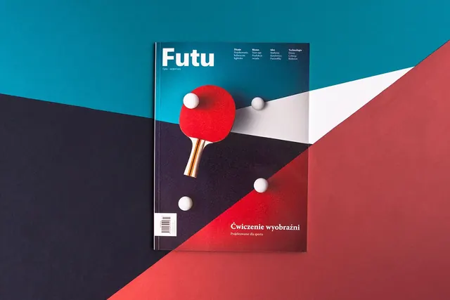 Futu Poster Design, minimal, geometric, high-contrast