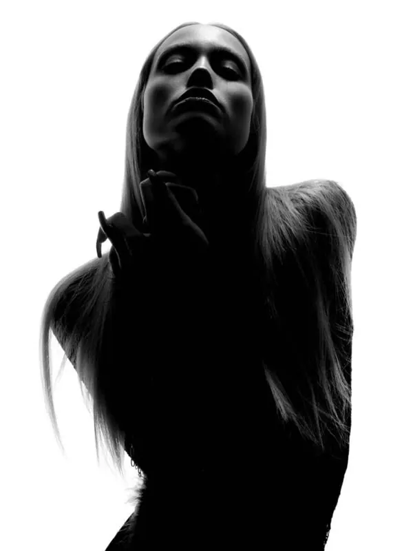 Monochrome Portrait of a Woman, monochrome, photographic, monochrome