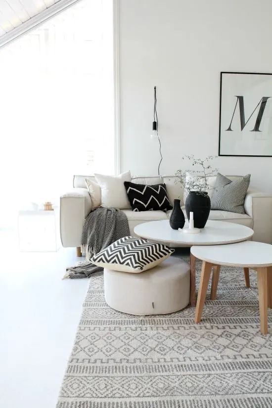 Minimalist Interior Mockup with Branding, minimal, photographic, light