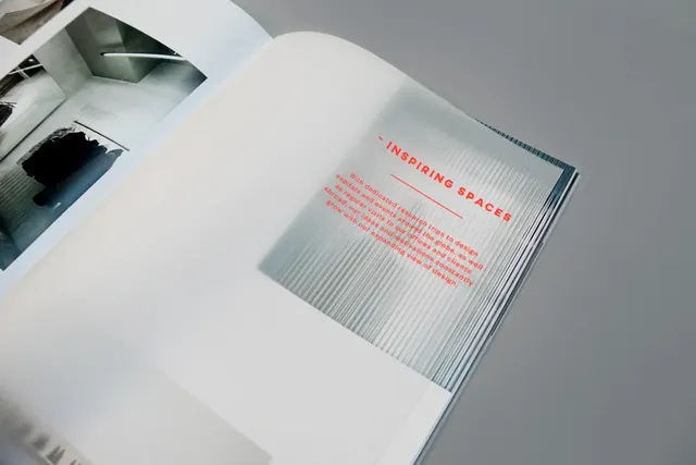 Editorial Layout Mockup, minimal, swiss, light