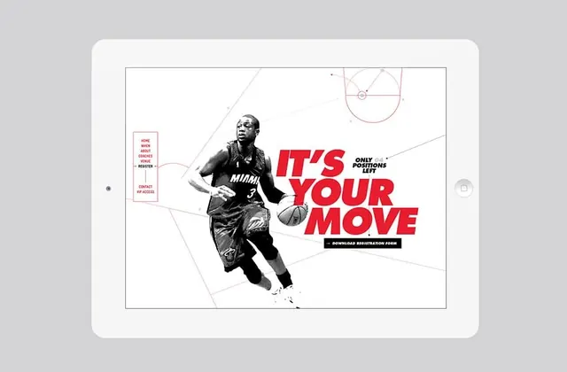 It's Your Move Marketing Poster, minimal, monochrome, high-contrast