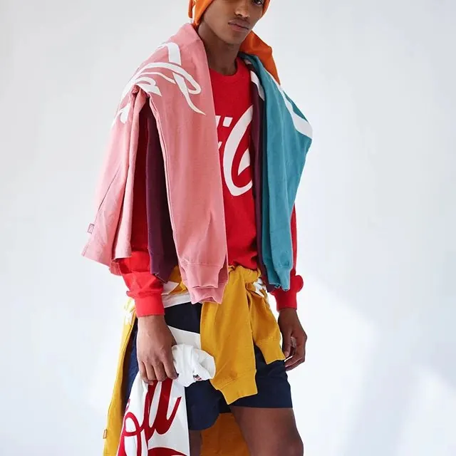 Streetwear Fashion Mockup, maximalist, playful, vibrant