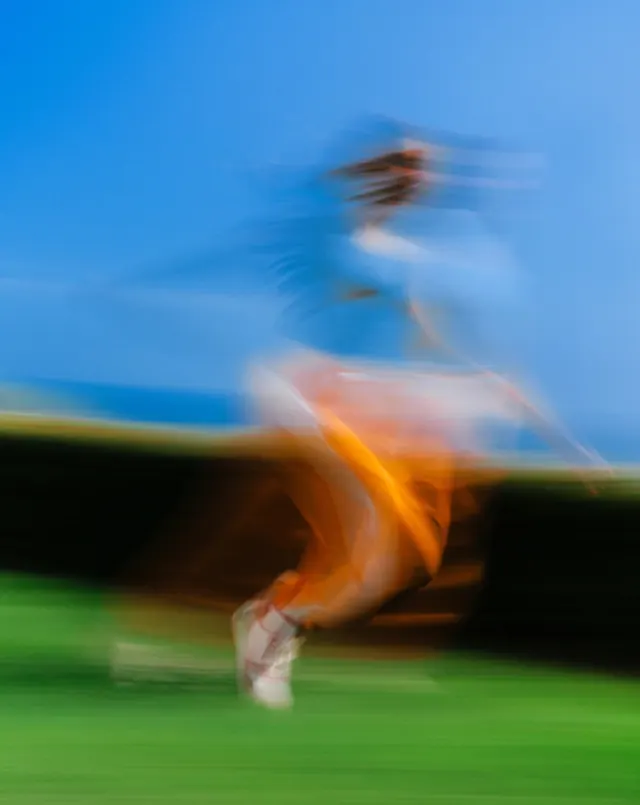 Motion Blur Athlete, photographic, abstract, vibrant