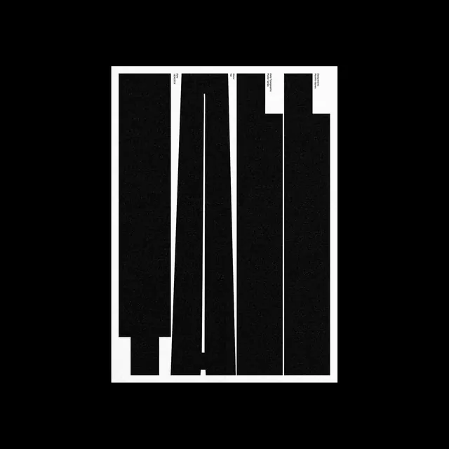 Abstract Geometric Bar Composition, minimal, swiss, high-contrast