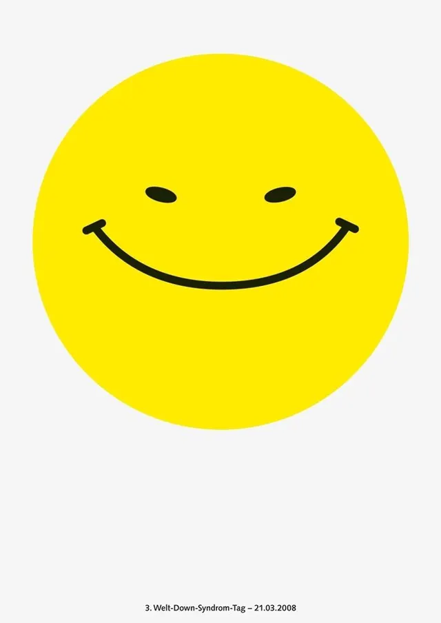 Yellow Smiley Face Graphic, minimal, flat, vibrant