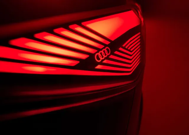 Audi Tail Light Detail, luxury, photographic, dark