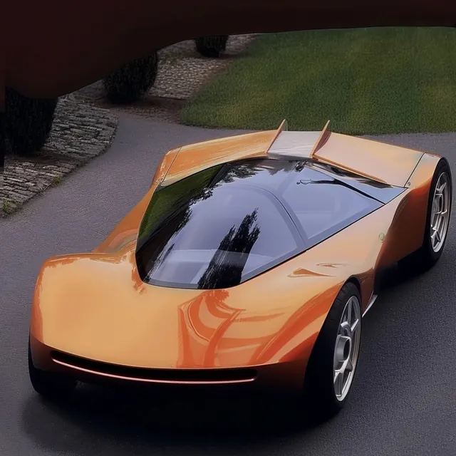 Concept Sports Car Render, 3d-render, luxury, vibrant