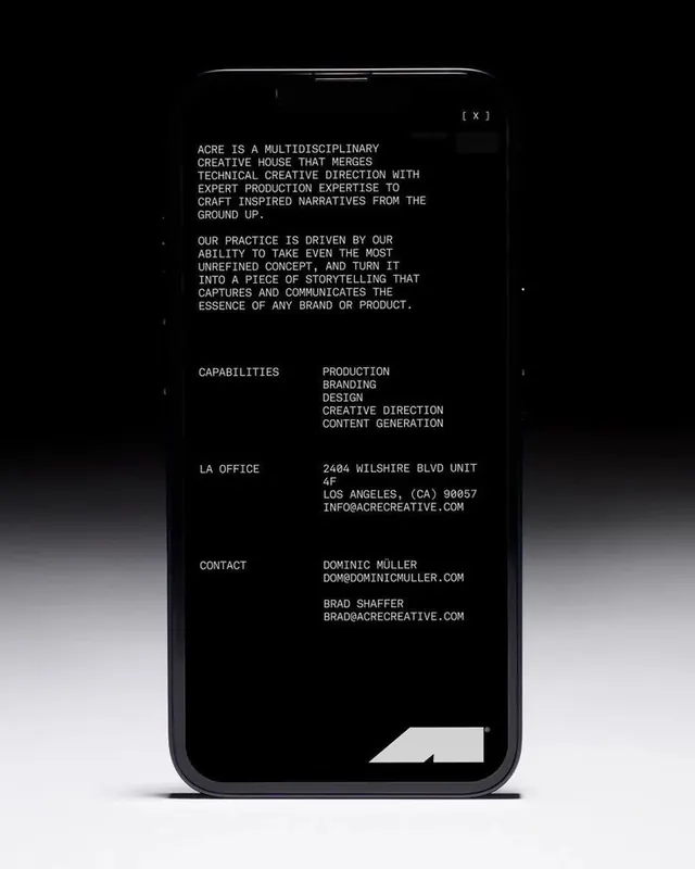 Technical Specification Layout, minimal, swiss, dark