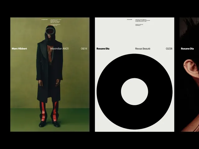 Minimalist Fashion and Graphic Design Layout, minimal, swiss, high-contrast