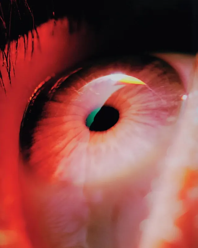 Macro Eye Close-up, photographic, maximalist, vibrant