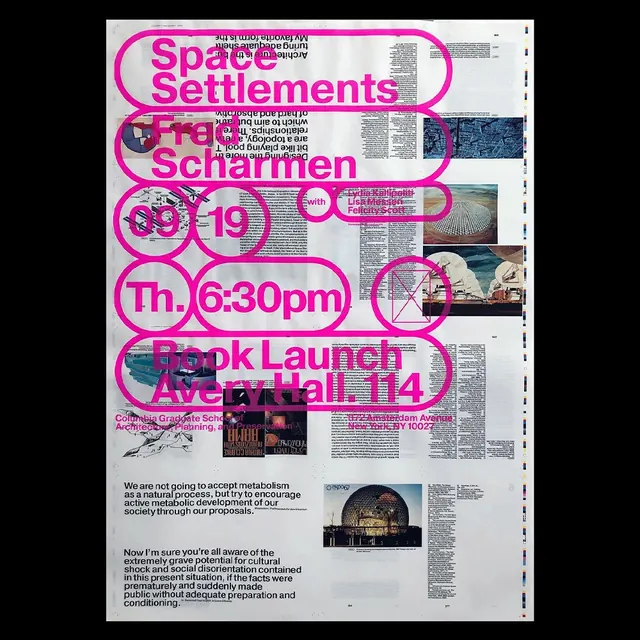 Space Experiments Poster Design, maximalist, brutalist, high-contrast