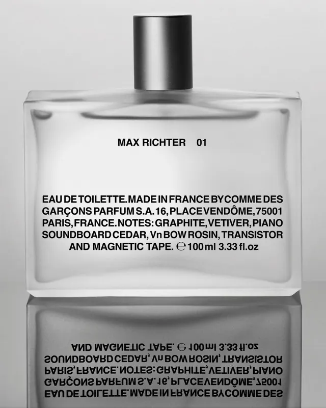 Max Richter 01 Perfume Bottle Mockup, minimal, luxury, monochrome