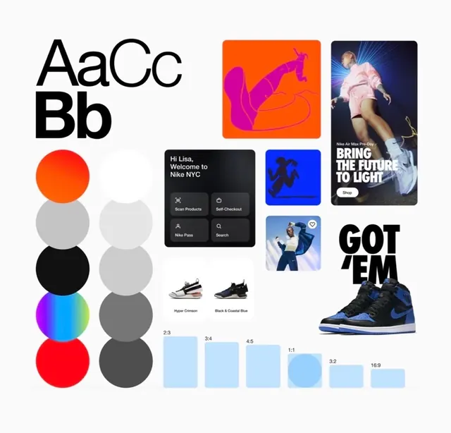 Graphic Design Elements and Typography Reference, minimal, corporate-clean, vibrant