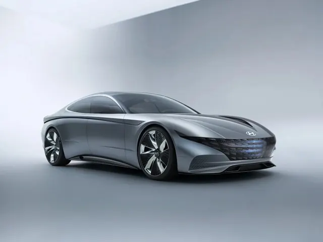 Futuristic Concept Car Render, minimal, luxury, monochrome