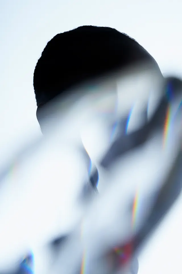 Abstract Motion Blur Portrait, abstract, minimal, high-contrast