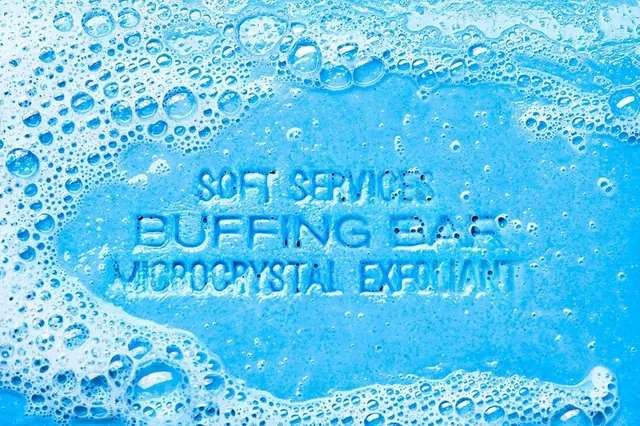 Soft Service Buffing Bar Graphic, minimal, technical, cool