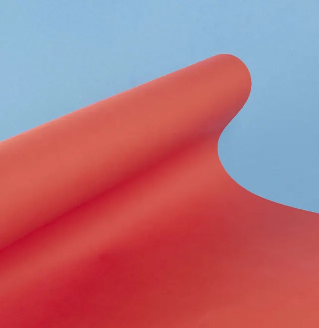 Abstract Red Wave, minimal, organic, vibrant