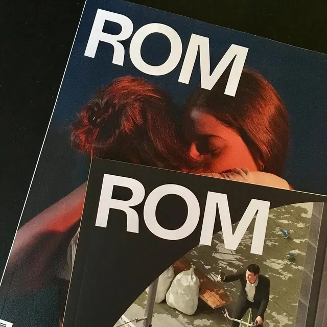 ROM Poster and Book Cover Design, editorial, photographic, dark