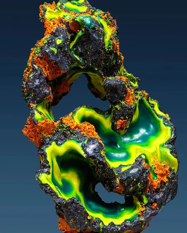Abstract Organic Texture, organic, 3d-render, vibrant