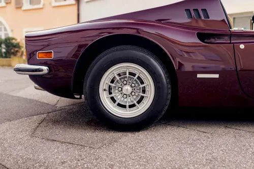 Maroon Classic Car Detail, photographic, luxury, dark