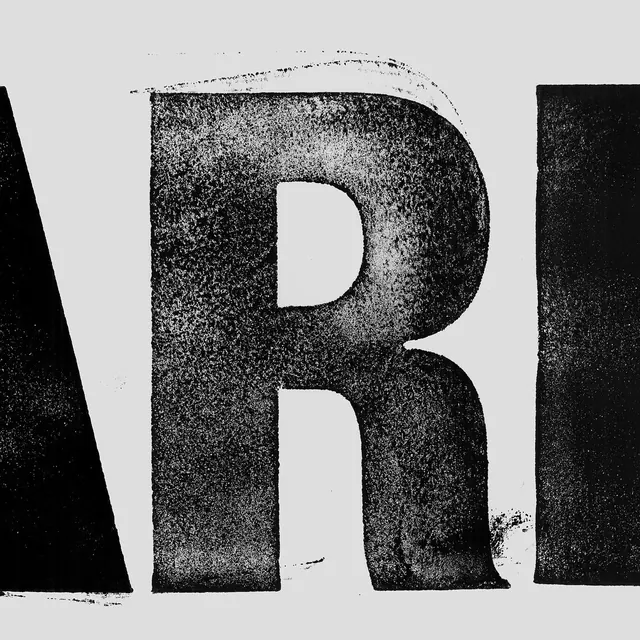 Typography Detail Study, brutalist, monochrome, monochrome