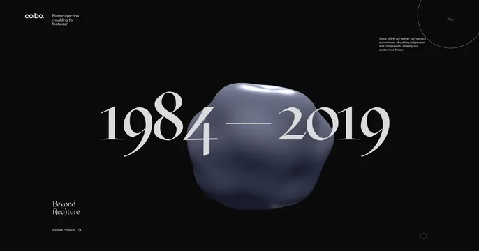 1984-2019 Anniversary Graphic, minimal, dark-mode, dark
