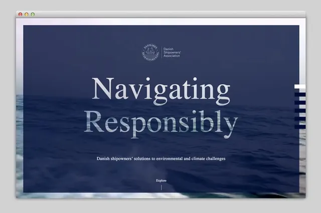 Navigating Responsibly Poster, corporate-clean, photographic, dark
