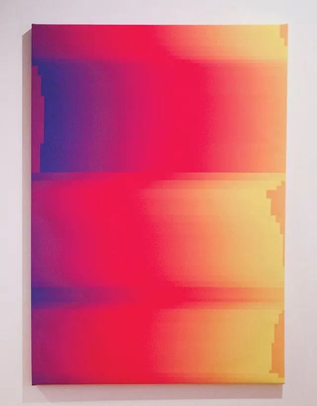 Abstract Gradient Composition, gradient-heavy, abstract, vibrant