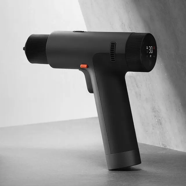 Matte Black Hair Dryer Product Shot, minimal, photographic, dark