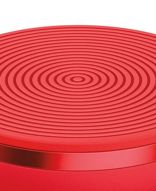 Red Concentric Circle Pattern, minimal, geometric, vibrant