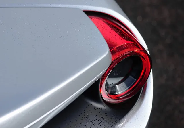 Automotive Tail Light Detail, photographic, luxury, high-contrast