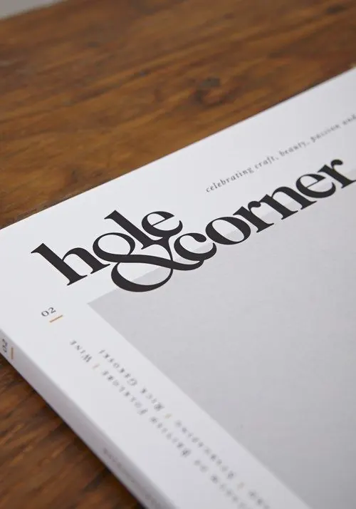 Whole Corner Wordmark, minimal, swiss, monochrome