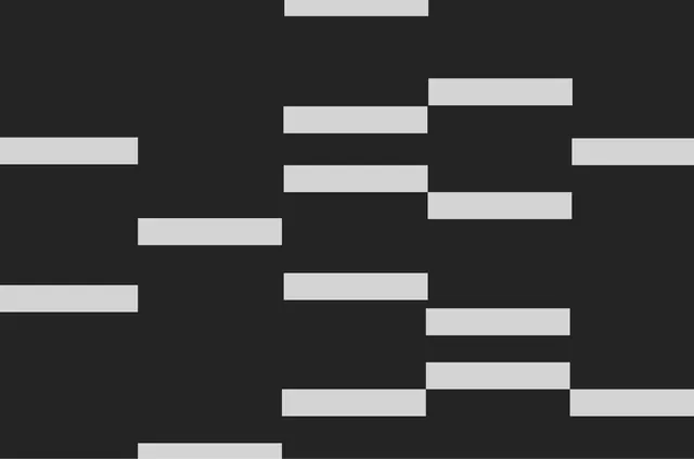 Abstract Geometric Grid Composition, minimal, geometric, dark