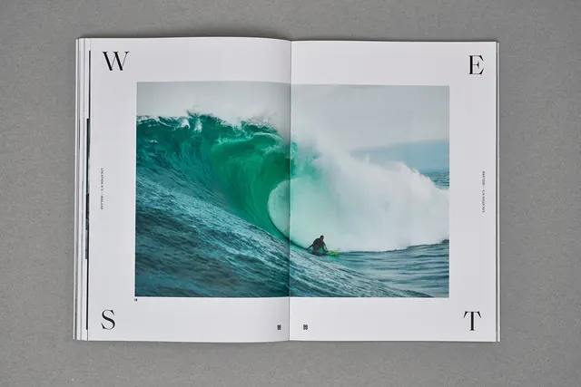 Editorial Wave Photography Spread, minimal, editorial, high-contrast